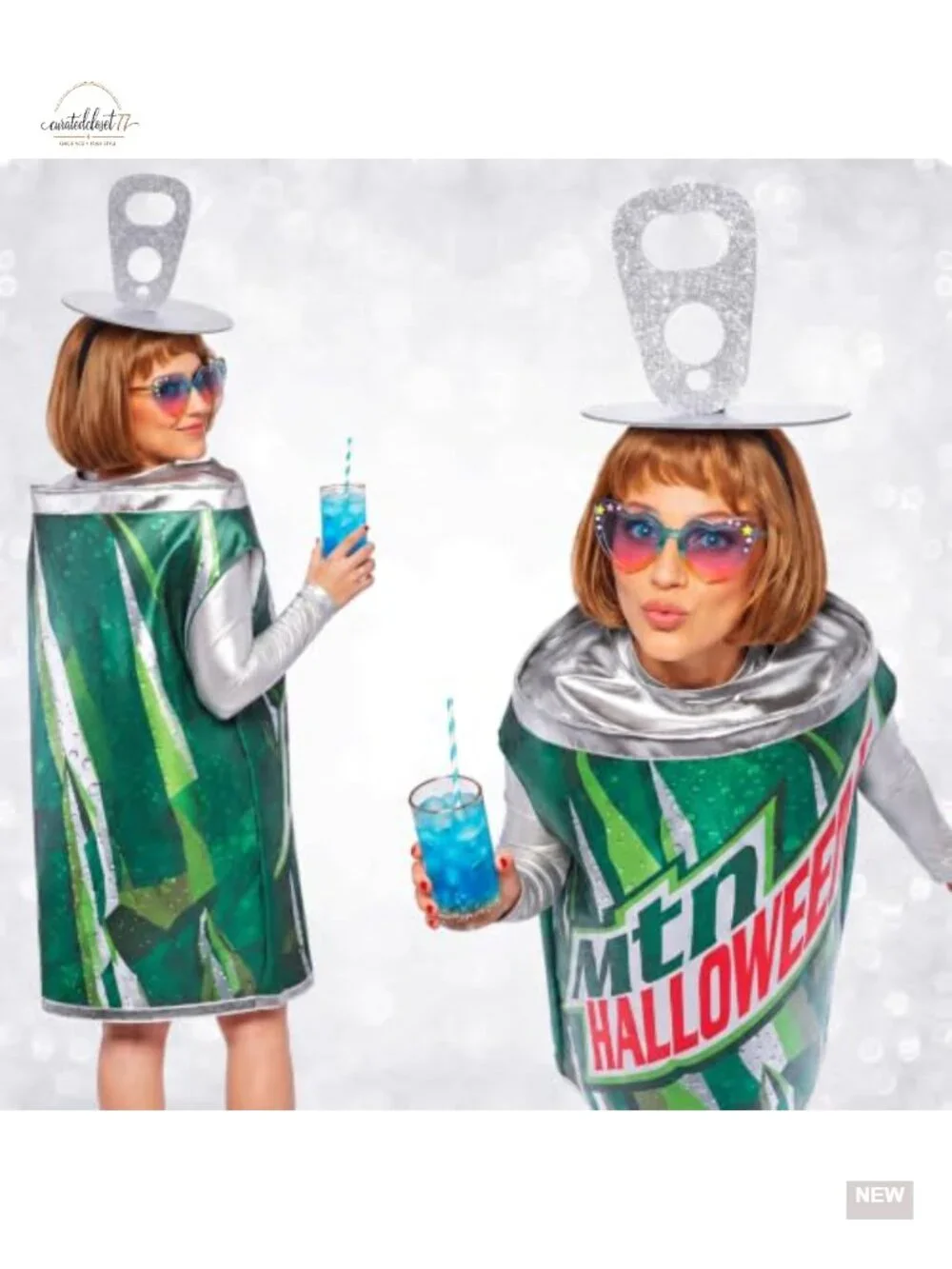Soda Can Tab Headband Funny Halloween Costume Accessory Felt Adult Unisex